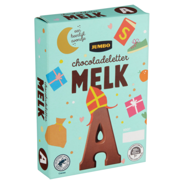 Jumbo Chocoladeletter Melk A 65g