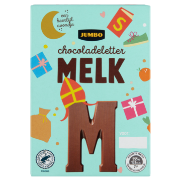 Jumbo Chocoladeletter Melk M 65g