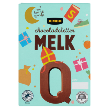 Jumbo Chocoladeletter Melk Q 65g