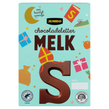 Jumbo Chocoladeletter Melk S 65g