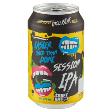 Craft Nation - Easier Said Than Done - Session IPA - Blik - 330ML