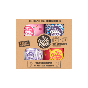 The Good Roll Bamboo Toiletpapier Cheerful Choice 4 Stuks