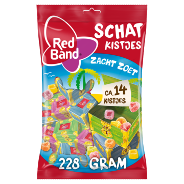 Red Band Schatkistjes Uitdeelverpakking Zacht Zoet Snoep 228g