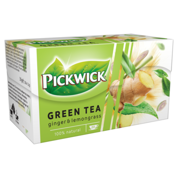 Pickwick Ginger & Lemongrass Groene Thee 20 Stuks
