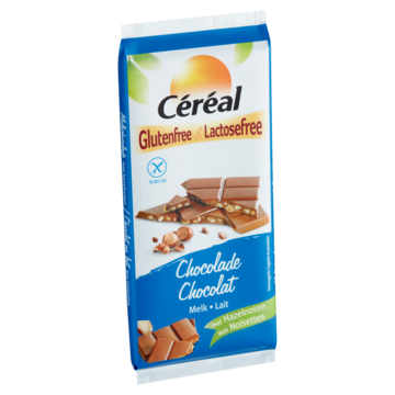 Céréal Glutenfree & Lactosefree Chocolade Melk met Hazelnoten 100g