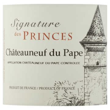Signature des Princes - Chateauneuf du Pape - Grenache Noir - Syrah - 750ML