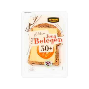 Jumbo Jong Belegen Kaas 30 Plakken 300 G Bij huismerk kopen in de aanbieding