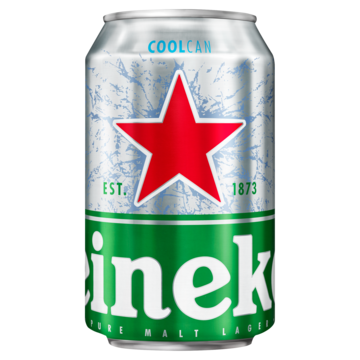 Heineken Premium Pilsener Bier Gekoeld Blik 6 x 33cl