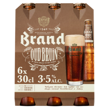 Brand Oud Bruin Bier Fles 6 x 30cl