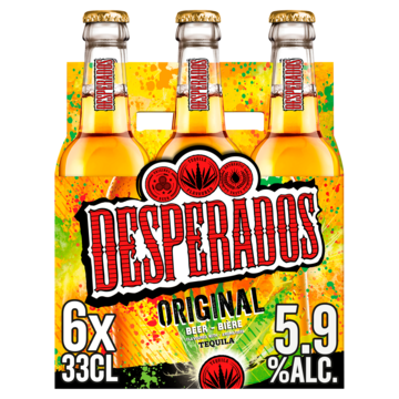Desperados Original Bier Fles 6 x 330ML