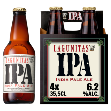 Lagunitas IPA Bier Fles 4 x 35, 5cl