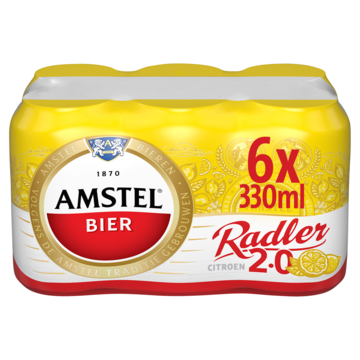 Amstel Radler Bier Citroen Blik 6 x 330ml