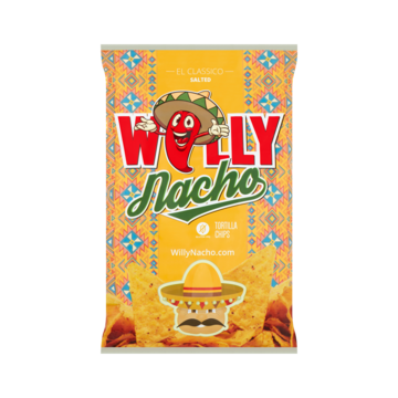 Willy Nacho El Classico Salted Tortilla Chips 200g