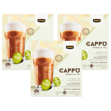 Jumbo Cappuccino - Dolce Gusto Compatibles - 3 x 16 Cups