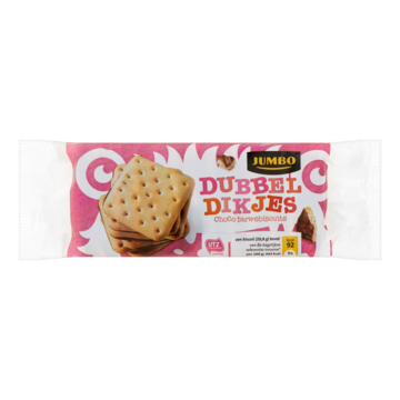 Jumbo Choco Tarwebiscuits 250g