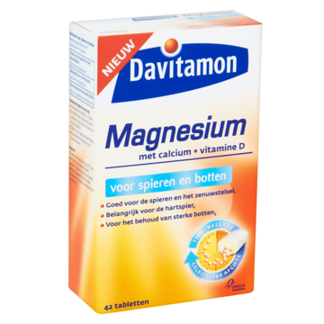 Magnesium tabletten voor spieren en botten, 42 stuks