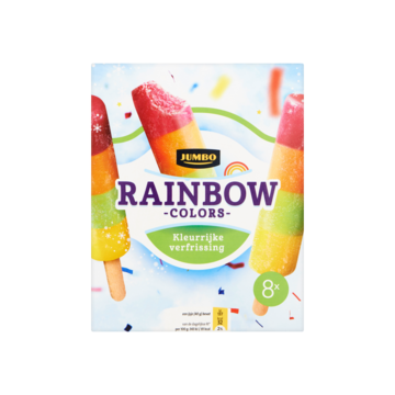Jumbo Rainbow Colors 8 x 40g
