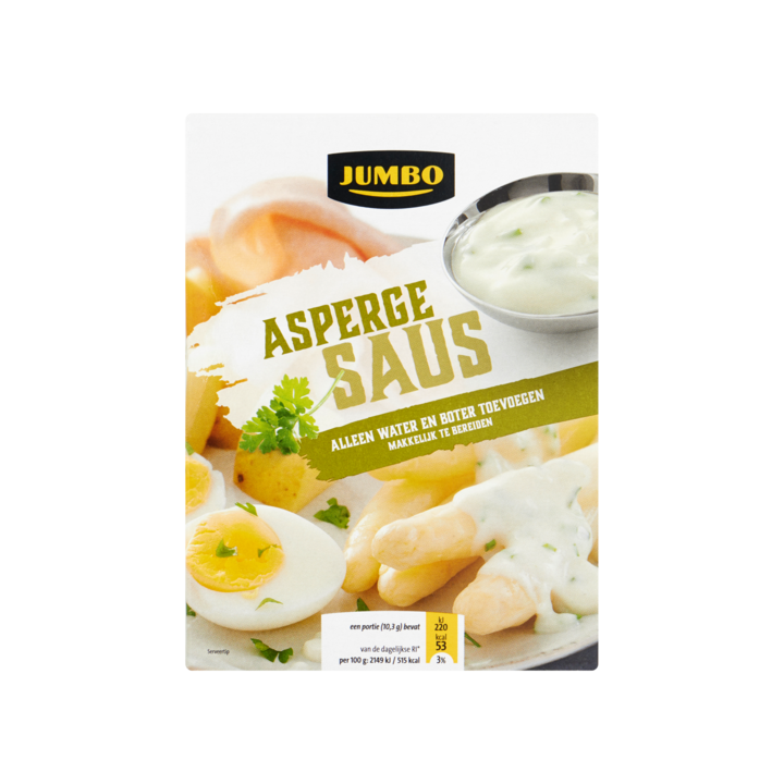 jumbo aspergesaus 39g - groentesaus