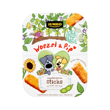 Jumbo Woezel & Pip Vegetarische Sticks 210g