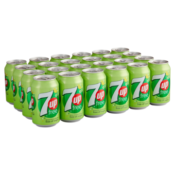 7UP Free Lemon & Lime - Tray 24 x 330ML