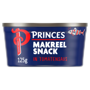 Princes Makreel Snack in Tomatensaus 125g