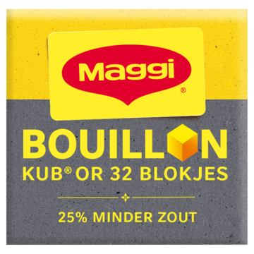 Maggi Kubor minder zout bouillon 32 Blokjes