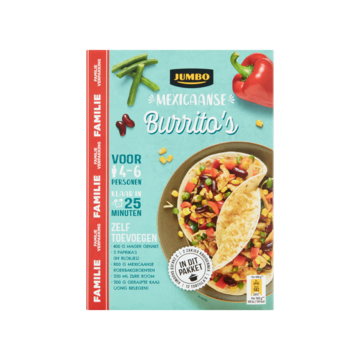 Jumbo Burrito's Pakket 4-6 Personen