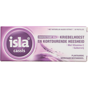 Isla - Cassis pastilles, 30 stuks
