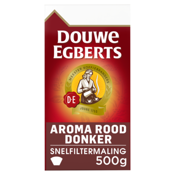 Douwe Egberts Aroma Rood Donker Filterkoffie 500g