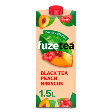 Fuze Tea Black Tea Peach Hibiscus 1, 5L