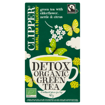 Clipper Detox Organic Green Tea 20 Stuks