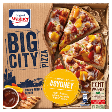 Wagner Big City Pizza Sydney Kip q Saus 425g Bestellen Diepvries Jumbo Supermarkten