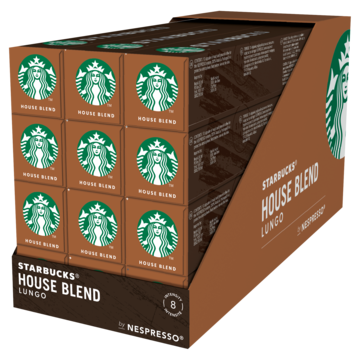 Starbucks® by Nespresso® House Blend Lungo 12 x 10 Koffiecups