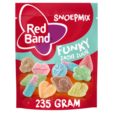 Red Band Snoepmix Funky Zacht Zuur 235g