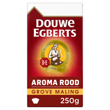 Douwe Egberts Aroma Rood Grove Maling Filterkoffie 250g