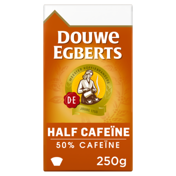 Douwe Egberts Half Cafeïne Filterkoffie 250g