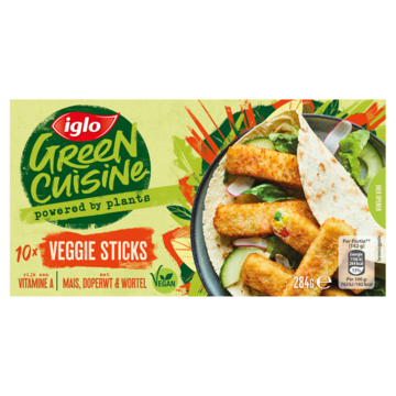 Iglo Green Cuisine Veggie sticks 284g