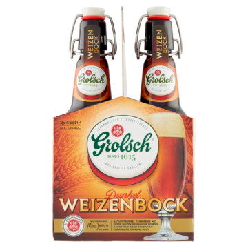 Grolsch - Dunkel Weizenbock - Fles - 2 x 450ML