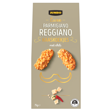 Jumbo Parmigiano Reggiano Kaaskoekjes met Chili 75g