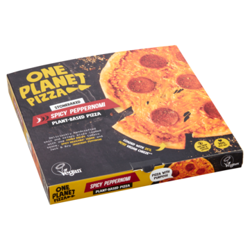 One Planet Pizza Stonebaked Spicy Peppernomi Plant-Based Pizza 302g