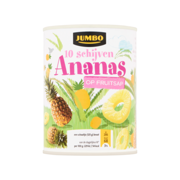 Jumbo Ananas op Fruitsap 10 Schijven 567g