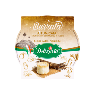 Deliziosa Burrata Gerookt 125g