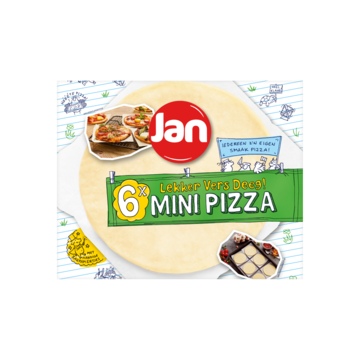 Jan Mini Pizza 6 x 65g