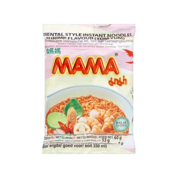 Mama - Shrimp Tom Yum Flavour - 5 x 60 gram
