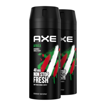 AXE Deodorant Bodyspray Africa 2 x 150ml