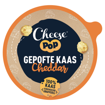 Cheesepop Gepofte Cheddar Kaas 65g