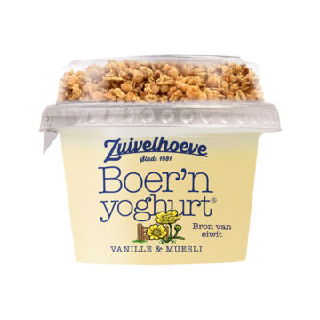 Zuivelhoeve Boer'n Yoghurt® Vanille & Muesli 170g