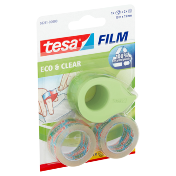 Tesa Eco&Clear plakband met houder