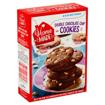 HomeMade Complete Mix voor Double Chocolate Chip Cookies 445g