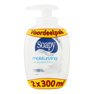 gevoeligheid Realistisch Fantastisch Soapy Moisturizing Pomp+Navul Voordeelpak 2 x 300ml bestellen? -  Drogisterij — Jumbo Supermarkten